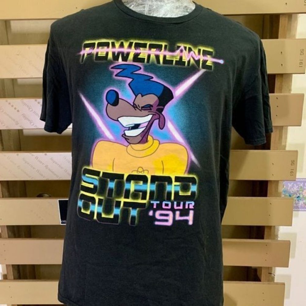 Powerline Stand Out Tour 94 Retro Cartoon Graphic Unisex T-Shirt